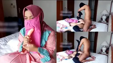 Keponakan Cantik Berhijab Pasrah Digoyang Paman poster