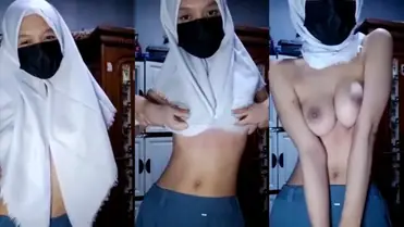 Nina Asanti Hijab Seragam Batik Aksi Binal poster